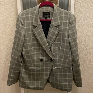 J crew plaid blazer